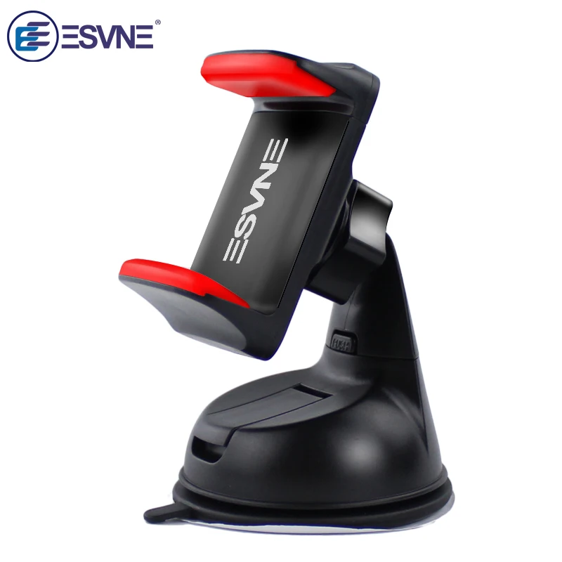 ESVNE Universal Mobile Phone Stand Windshield Desk Mount Car Holder For iPhone 11 Pro Samsung Smartphone support cellular | Мобильные