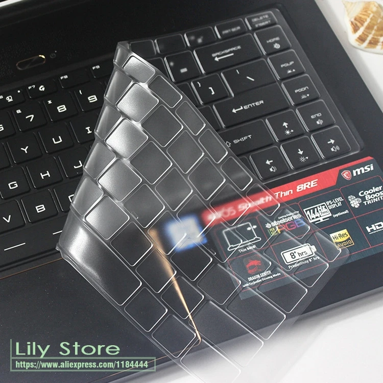 Ультратонкий ТПУ чехол для клавиатуры MSI GS65 P65 WS65 PS42 PS63 GF63 игровой ноутбук