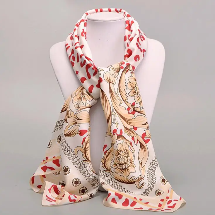 100x100 см Высокое Качество Саржа квадратный шарф Шелковый Атлас Шарфы Печатных