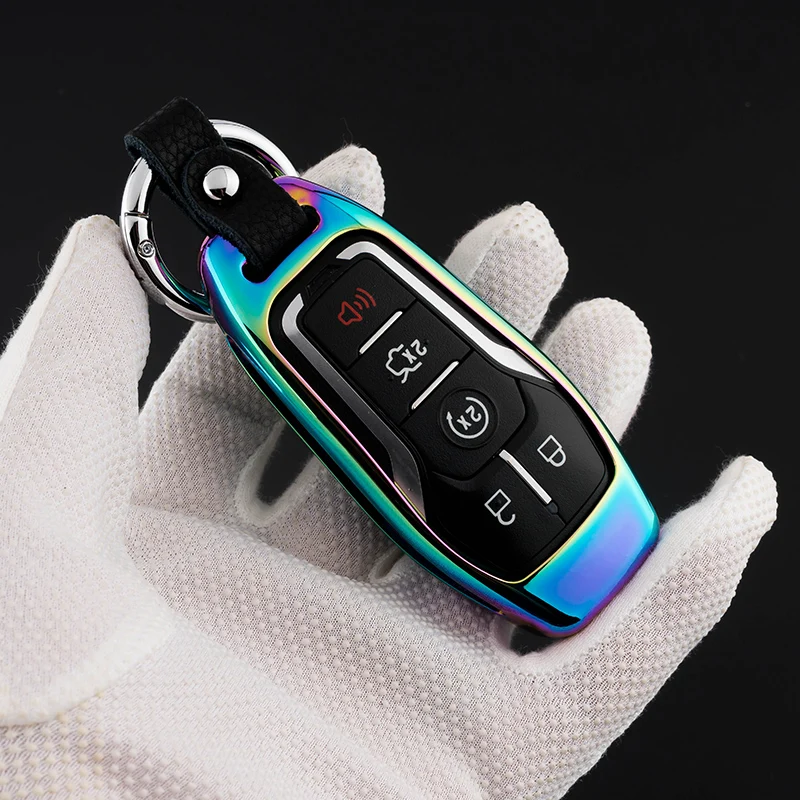Цинковый сплав Авто смарт ключ чехол автомобиля защитный дистанционный для Ford