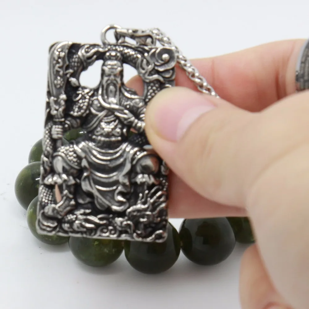 Мужская мода ювелирные изделия Guan Yu 316L кулон из нержавеющей стали Мужчины
