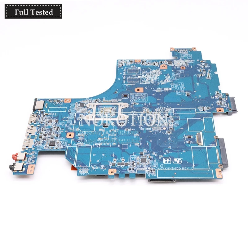 NOKOTION MB DA0HK9MB6D0 основная плата для sony Vaio SVF15 материнская плата для ноутбука E114139 HM70 SR0VQ 2117U DDR3 полностью протестирована