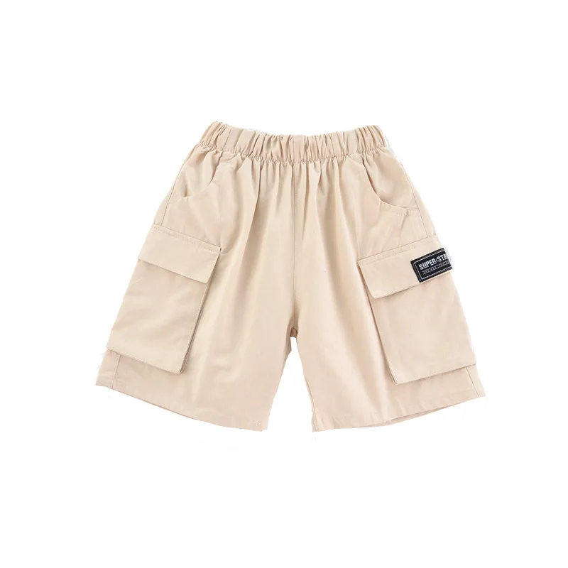 shorts Детская одежда в стиле хип-хоп повседневные штаны для бега Топ, простая футболка для девочек и мальчиков, костюм для джазовых танцев Одежда для бальных танцев - Цвет: shorts