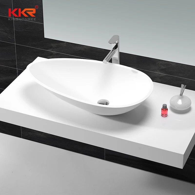 KKR solid surface material artificial stone table top wash basin KKR-1502 | Обустройство дома