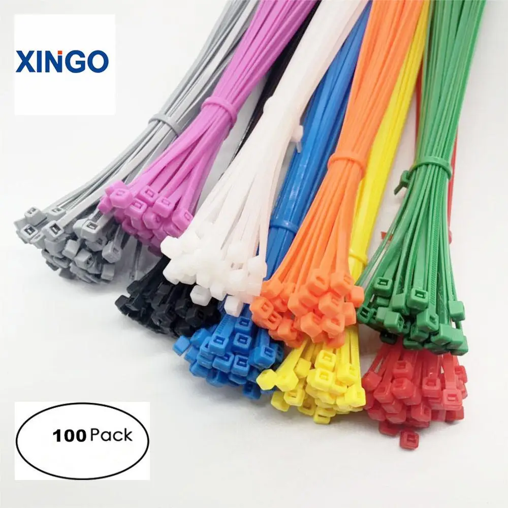 Xingo 4 8x250 мм самоблокирующиеся Нейлоновые кабельные стяжки 250 шт пластиковая