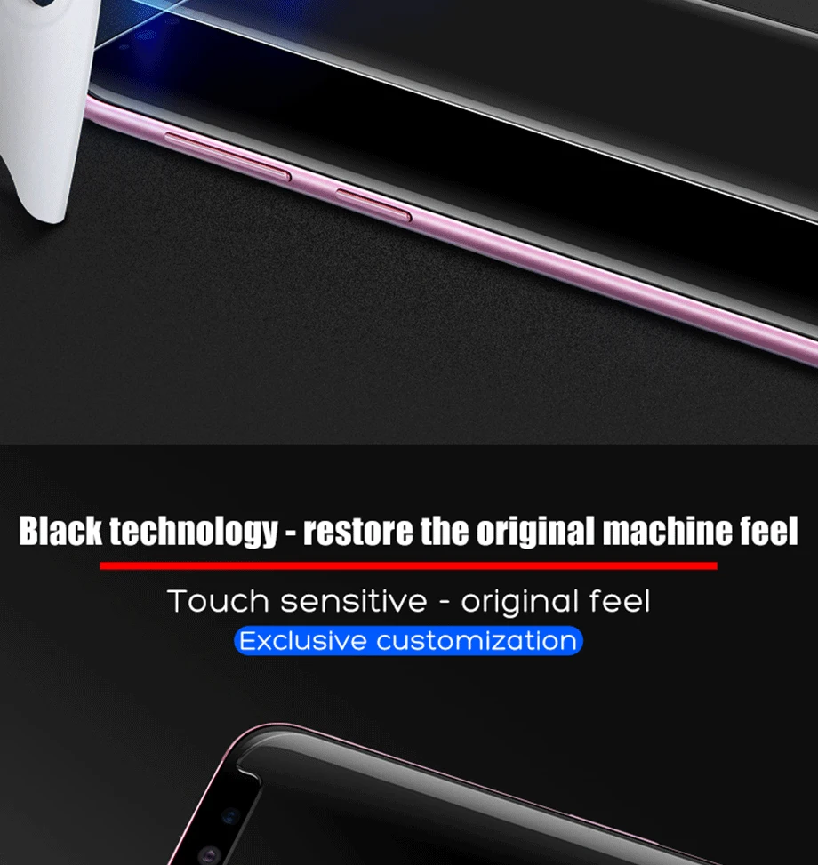 Ультрафиолетовый защитный экран для samsung Note9 8 S8 S9 Plus S10Plus Note 10 Plus из закаленного стекла mate 30 Pro UV Liquid P30 pro