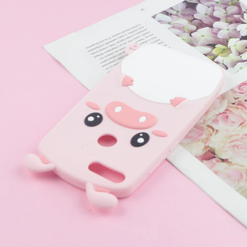 Модный чехол с 3D рисунком поросенка для huawei P Smart P8 Lite P9 P10 P20 Lite P30 Pro P Smart+ Капа Fundas милый чехол с рисунком свиньи
