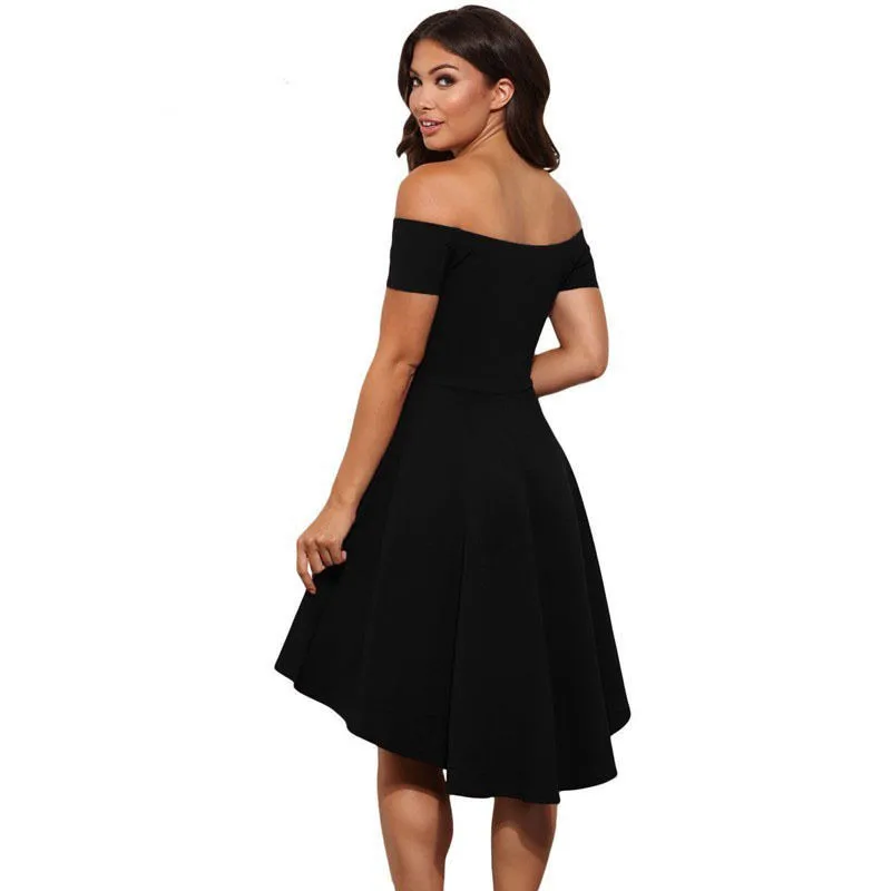 2017 модное офисное женское платье женские летние повседневные асимметричные