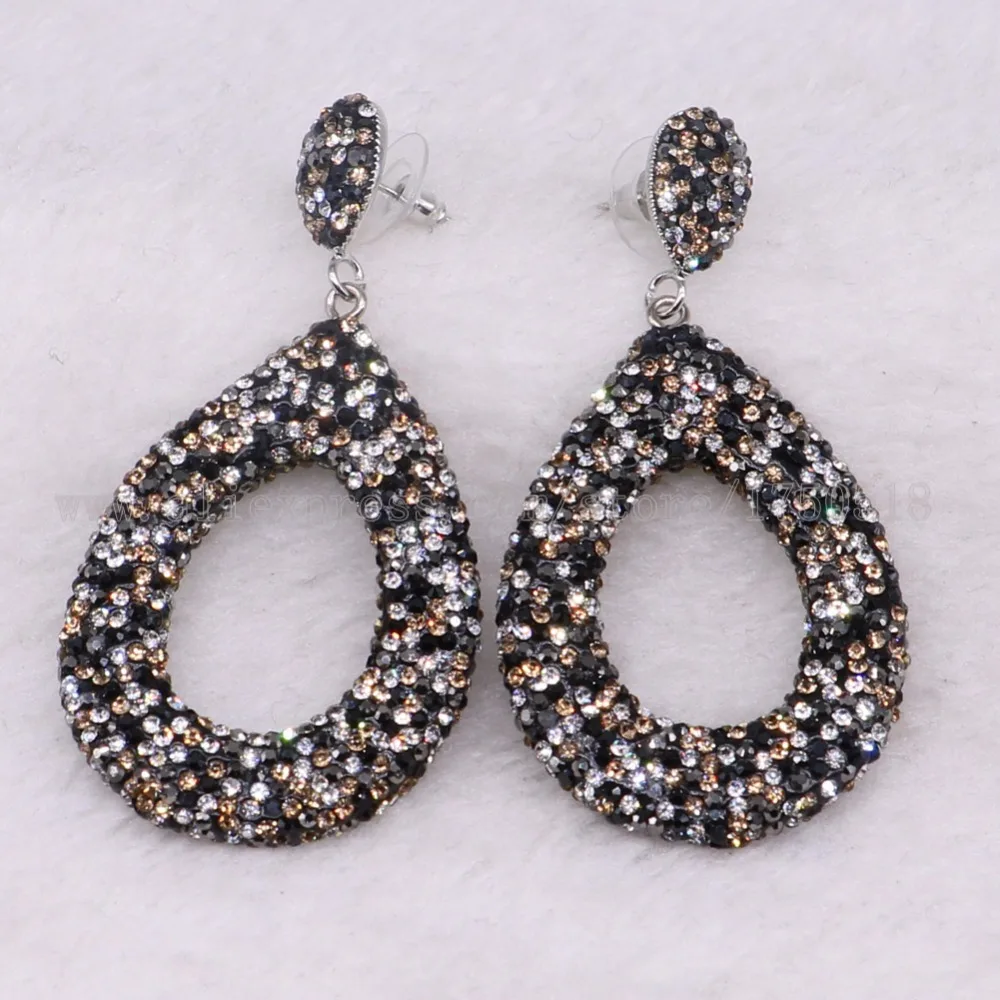 5 пар Разноцветные серьги в форме капли друзные висячие ювелирные изделия