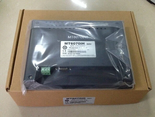 На 100% подлинный и Новый Weintek W EINVIEW MT6070iH MT6070iH5 MT6071iH WV 7 дюймовый ЖК экран MT6070iH3 HMI для