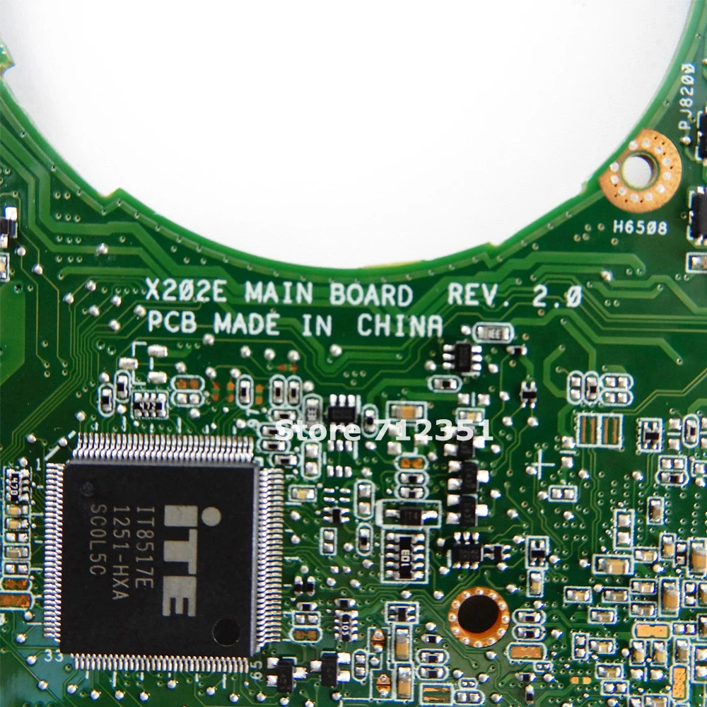 X202E 987 Процессор 4 Гб Оперативная память Материнская плата ASUS X201E X201EP Q200E S200E