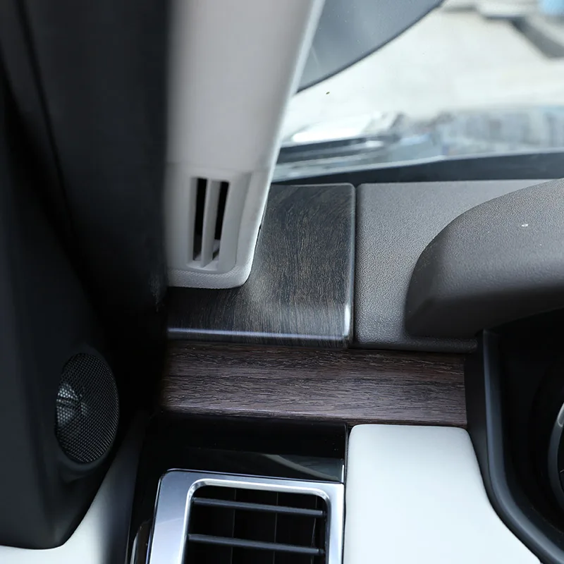 Отделка приборной панели из дубового дерева ABS для Land rover Discovery 5 LR5 17-18 для Range Rover Sport автомобильные аксессуары