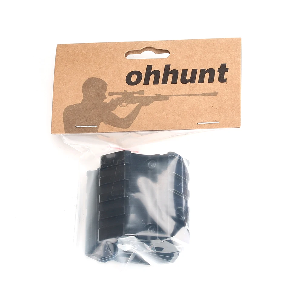 Ohhunt Охота Tri rail бочка крепление рельса Пикатинни Крепление 3 слота для 12 калибра