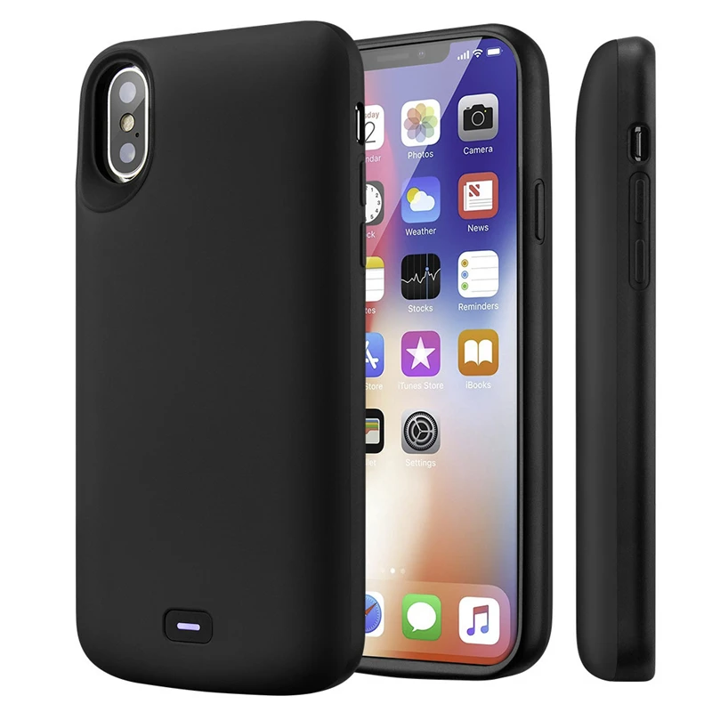 Внешний 5000 мАч портативный чехол для зарядного устройства для iPhone X Xs power Bank чехол power Bank для iPhone Xs чехол для аккумулятора