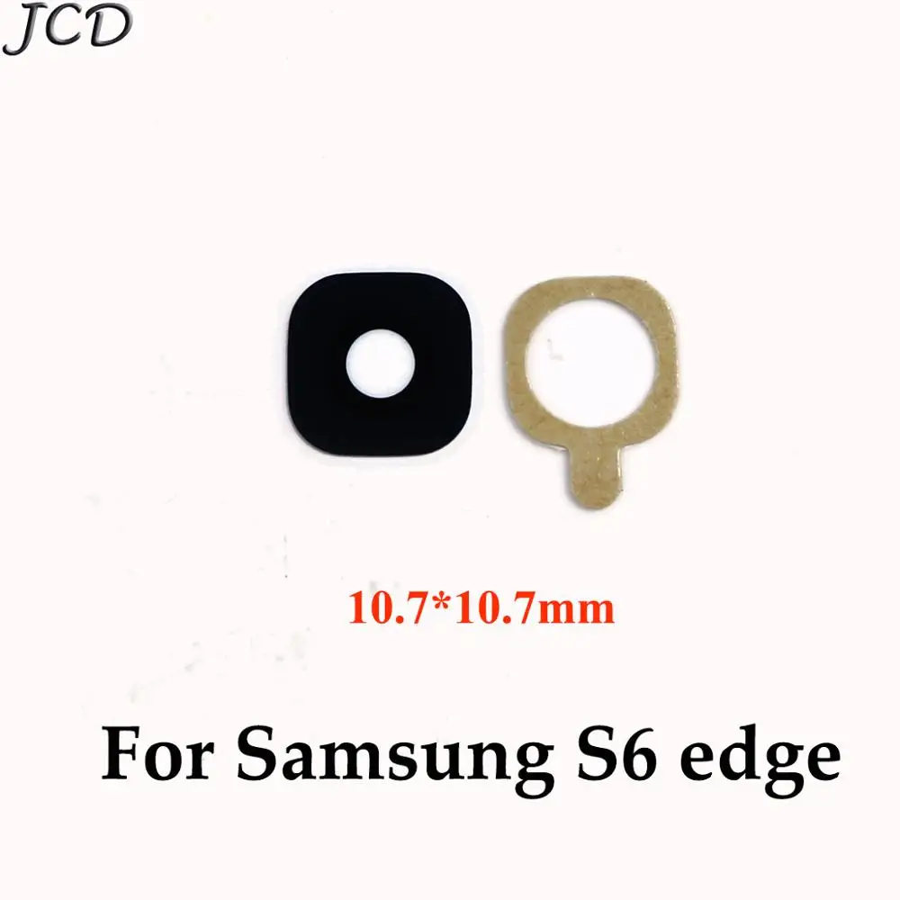 Стеклянное кольцо JCD для задней камеры крышка объектива Samsung Galaxy S4 S5 S3 S6 S7 edge Plus S8 S9