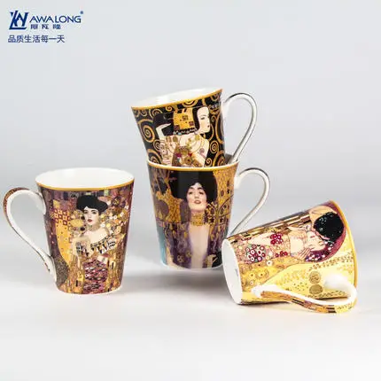 

Creative Healthy Bone Porcelain Mug Large Capacity Simple Couple Ceramic Water mug Breakfast Milk Coffee mug European Style