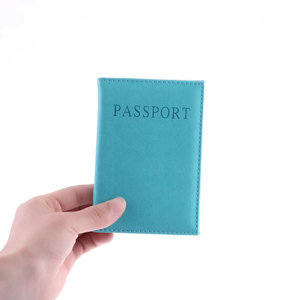 Artificial Leather Women Passport Holder Couple Models Women's Travel Business Passport Cover Unisex Card Case Men Card Holder
