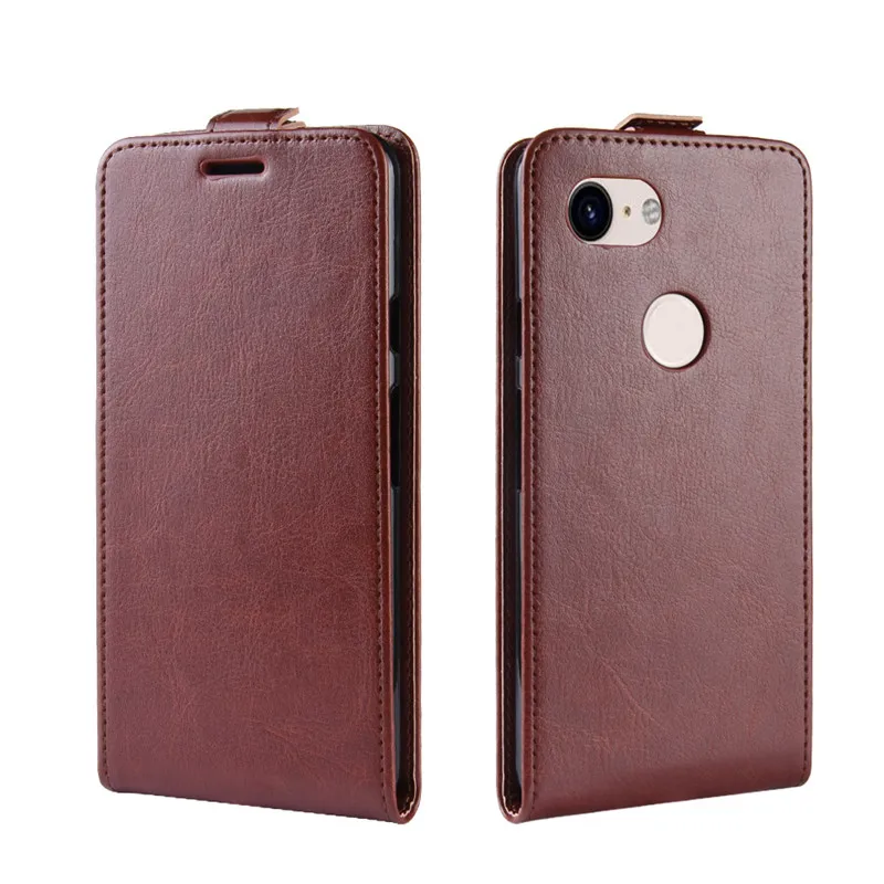 For Google Pixel 3a Case Up Down Vertical Card Slot Wallet Protect Soft TPU PU Leather Phone Cover XL | Мобильные телефоны и