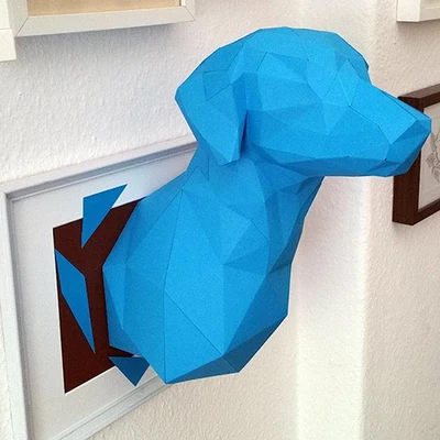 2018 Новое поступление милые и Веселые животные Олень 3D Бумага DIY наборы моделей