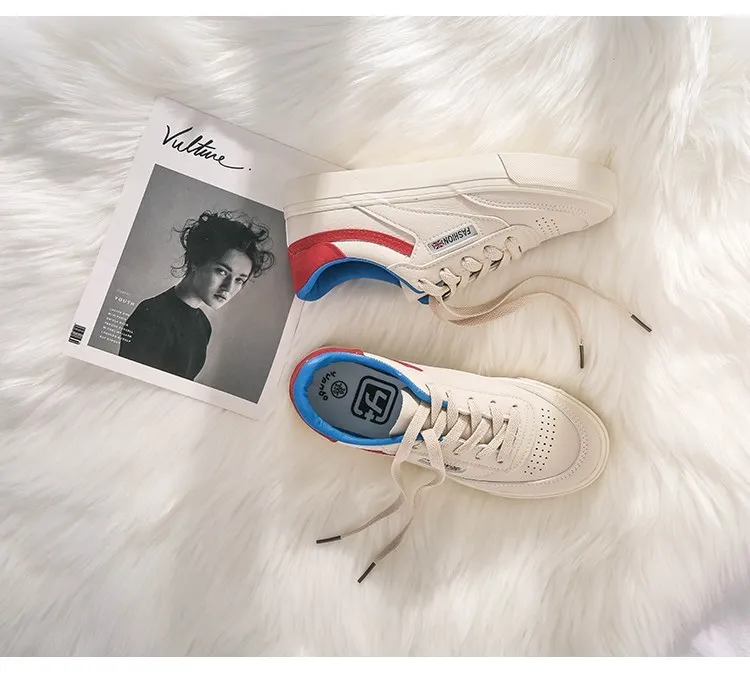 Новинка года; сезон весна; tenis feminino; женская однотонная обувь из искусственной кожи на шнуровке; повседневная женская обувь; кроссовки; NVX59