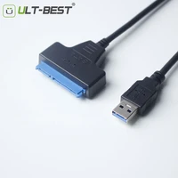 ult best adapter sata usb cable external hard drive usb3 0 to serial ata iii 22pin converter hard disk 6 gbps for 2 5 hddssd