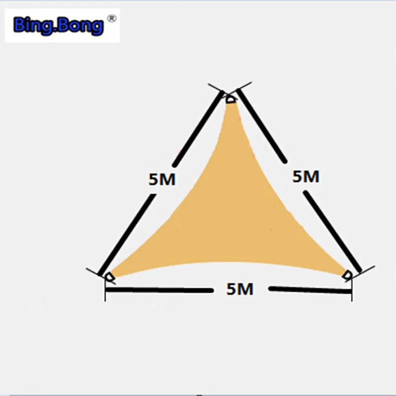 Горячая Распродажа UV водонепроницаемый тент из треугольников открытый