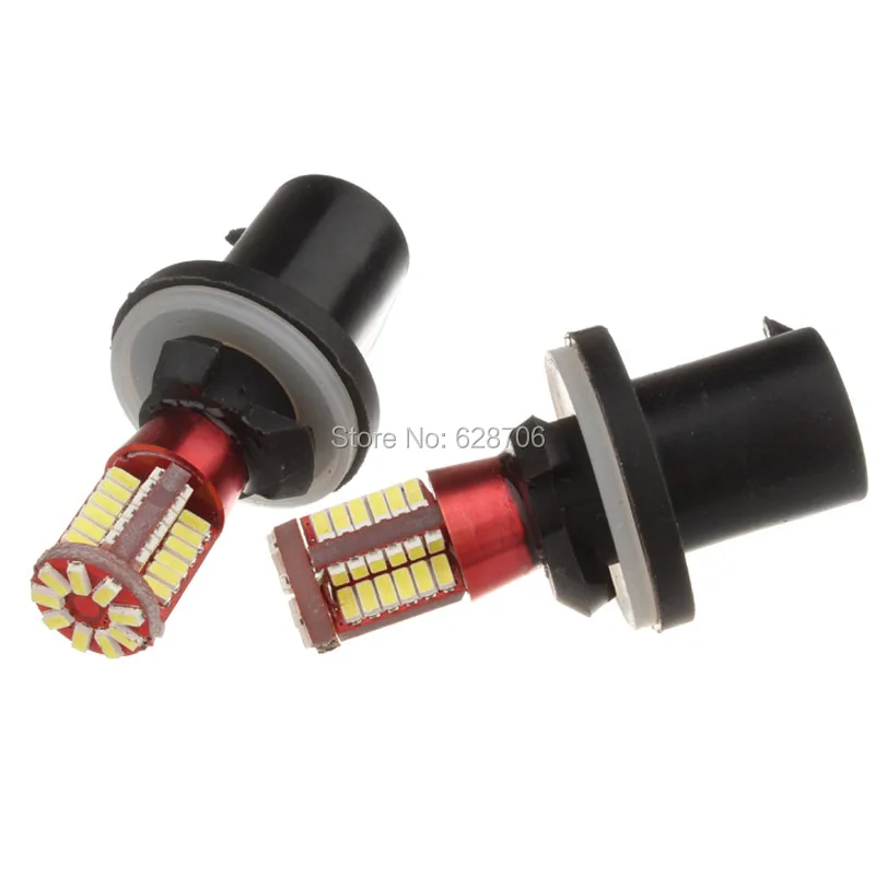 2 шт. H27W PGJ13 880 889 57 smd 3014 Светодиодные Автомобильные передние фары противотуманные