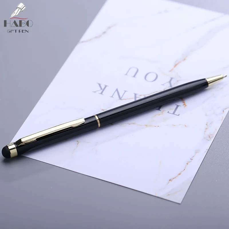 Шариковая ручка Вращающаяся с сенсорным экраном металлическая шариковая