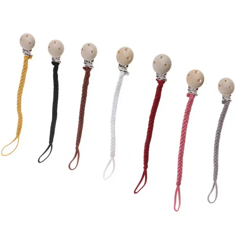 2020 New Pacifier Clips Chain Dummy Clip Pacifier Holder Nipple Soother Chain For Infant Baby Feeding Dropshipping