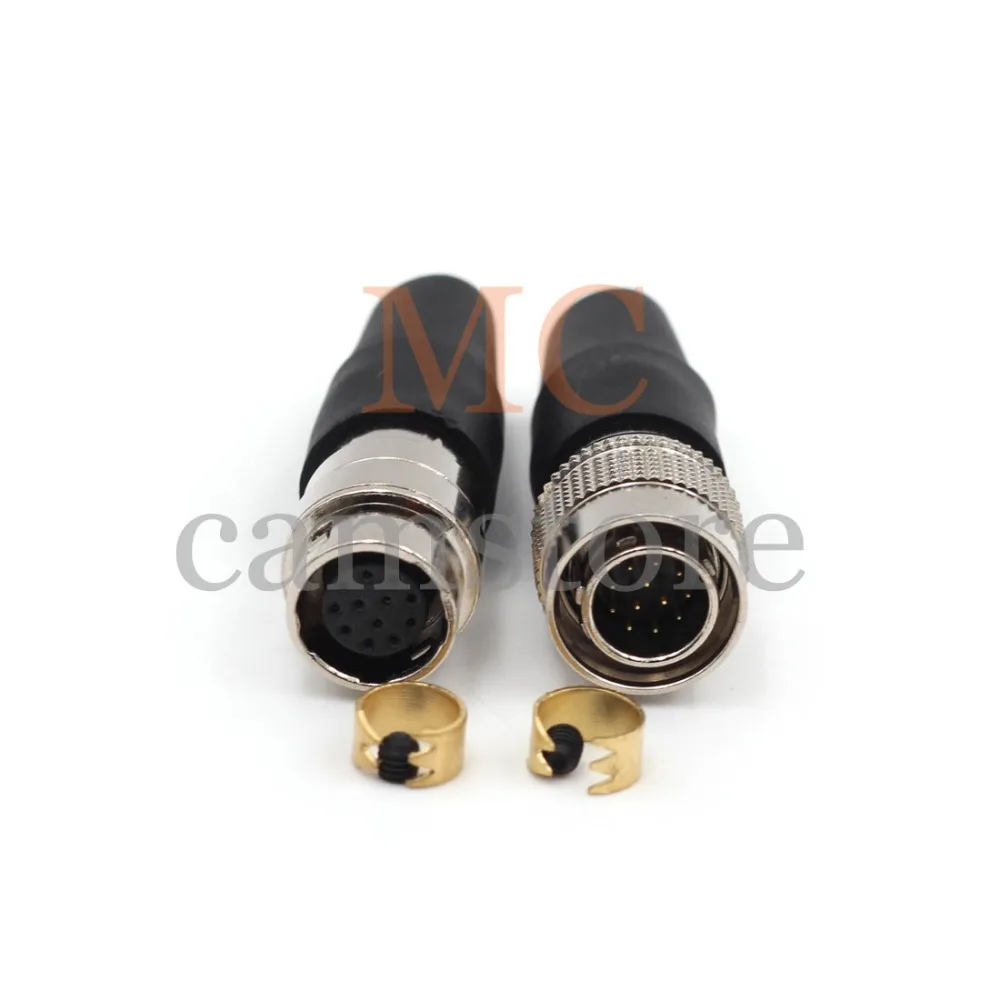 B4 2/3 &quotКрепление объектива ENG Hirose 12Pin зум мощность DC EF GF GH Fujinon разъем HR10A-10P-12P (73)