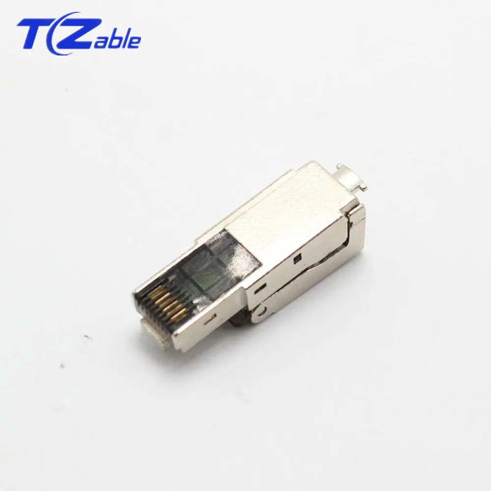 2 шт. адаптер для Ethernet RJ45 CAT6A с защитой от кристаллов| |