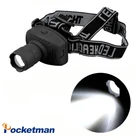 1800 люмен светодиодный головной светильник Мощная Вспышка светильник фронтальной Фонари налобный фонарь с зумом фонарь светильник на велосипеде, для кемпинга, охоты, рыбалки