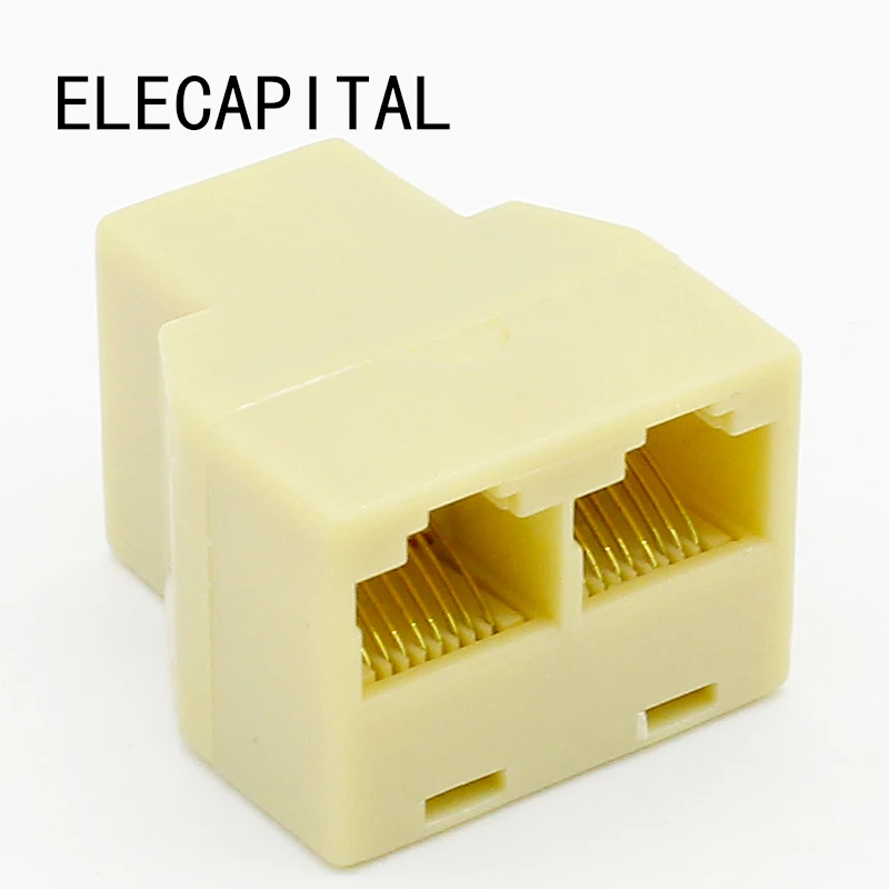 Розетка RJ 45 сплиттер Adatper коннектор Ethernet сетевой адаптер RJ45 разветвитель кабеля