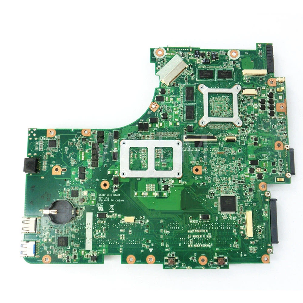N53SV GT540M 1 ГБ N12P GS A1 4 слота DDR3 Материнская плата REV 2 для ASUS N53S материнская ноутбука
