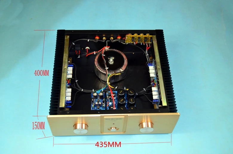 Собранный усилитель L10 класса AB высокого качества HIFI усилитель мощности DIY