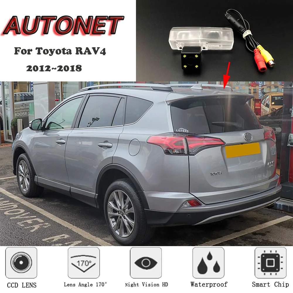 

AUTONET Backup Rear View camera For Toyota RAV4 2013 2014 2015 2016 2017 2018 Night Vision/license plate camera/parking Camera