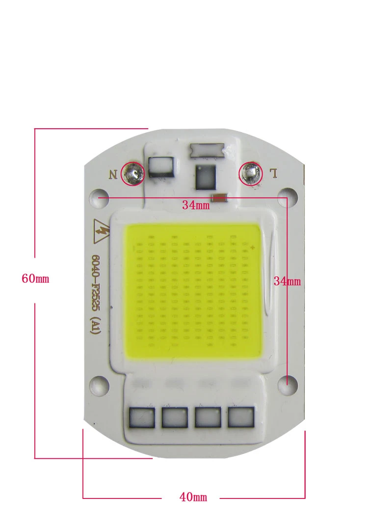 Полная мощность COB LED Light 20 Вт 30 50 флип чип 220 В ~ 240 вход IP65 Smart IC подходит для DIY