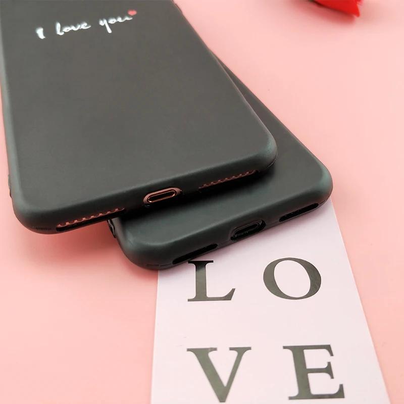 Чехол для iPHONE 7 телефона plus 8 i love you и konw Text милый мягкий чехол 5S 6 S PLUS X XS XR SE 5 |