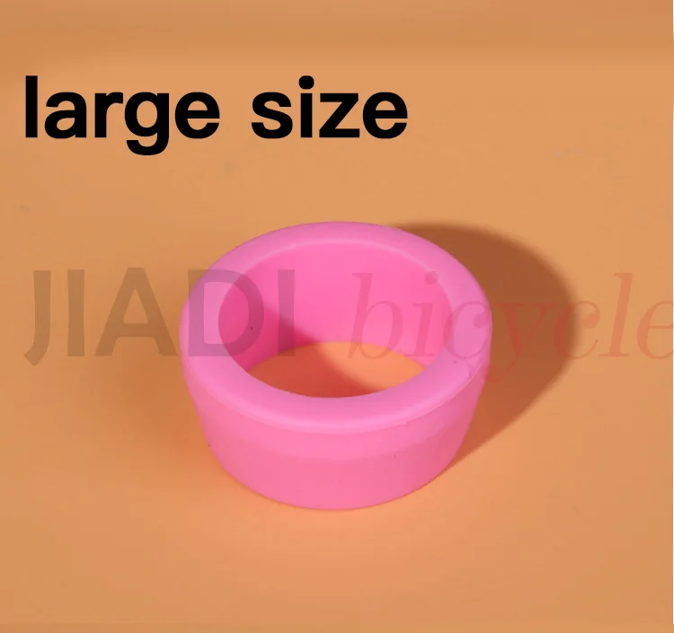 Pink large size MUQZI велосипедный Подседельный штырь силикагель водонепроницаемый пылезащитный чехол эластичное прочное резиновое кольцо MTB дорожный велосипедный Подседельный штырь защитный чехол - Цвет: Pink large size