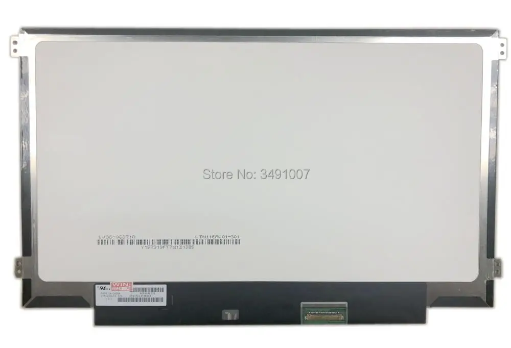 

LTN116AL01-301 fit B116XAN04.0 LTN116AL02 N116BCA-EA1 IPS LCD Laptop Screen 30 PIN LEFT+RIGHT screw holes LED