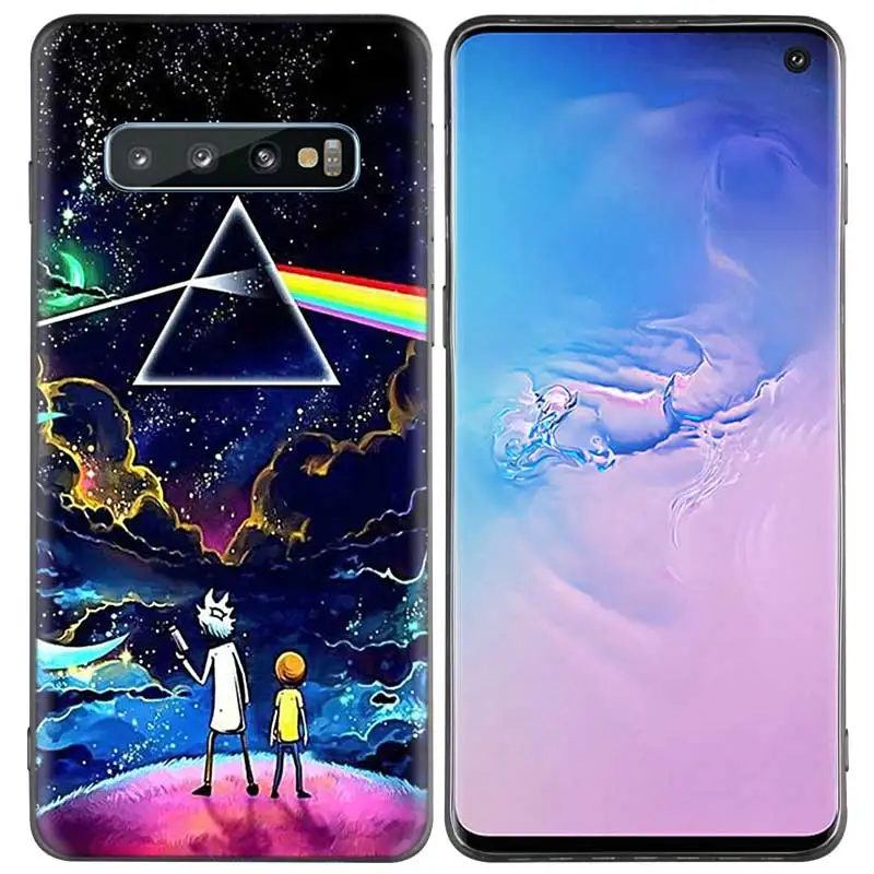 A006 Черный силиконовый чехол Рик и Морти для samsung Galaxy M20 S10e S10 S9 M10 S8 Plus 5G S7 S6 Edge M40 M30 мультяшный мягкий чехол - Цвет: A006