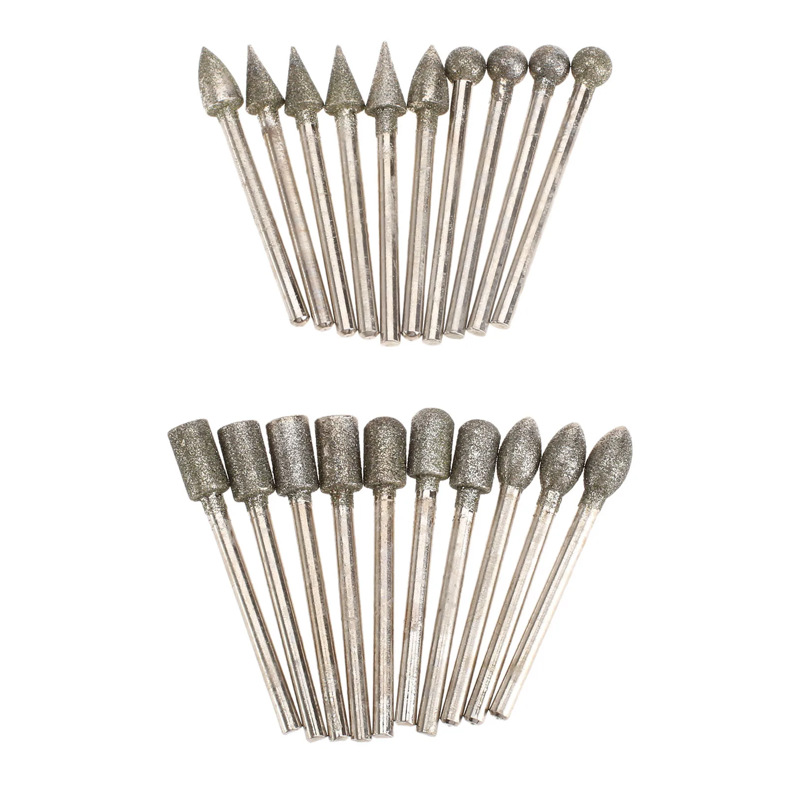 Набор насадок для дрели Dremel комплект из 20 алмазных шлифовальных с хвостовиком 3