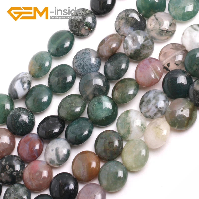 Индийские бусины из агата 6 мм 8 10 внутри в форме монеты натурального камня