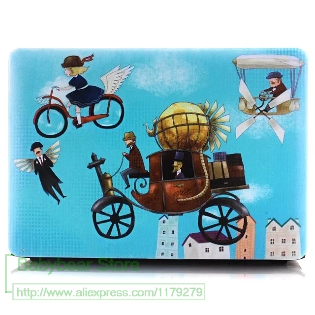 Жесткий чехол с рисунком Защитная пленка для Apple Mac Macbook Touch bar A1706 A1707 Pro 13 15 дюймов