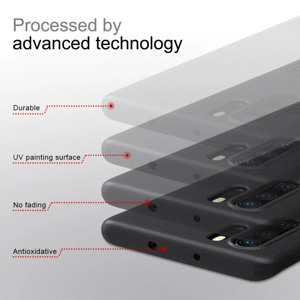 Huawei p30 Pro Чехол с матовой поверхностью Nillkin ПК Пластик жесткий чехол для huawei p30 pro бесплатный подарок