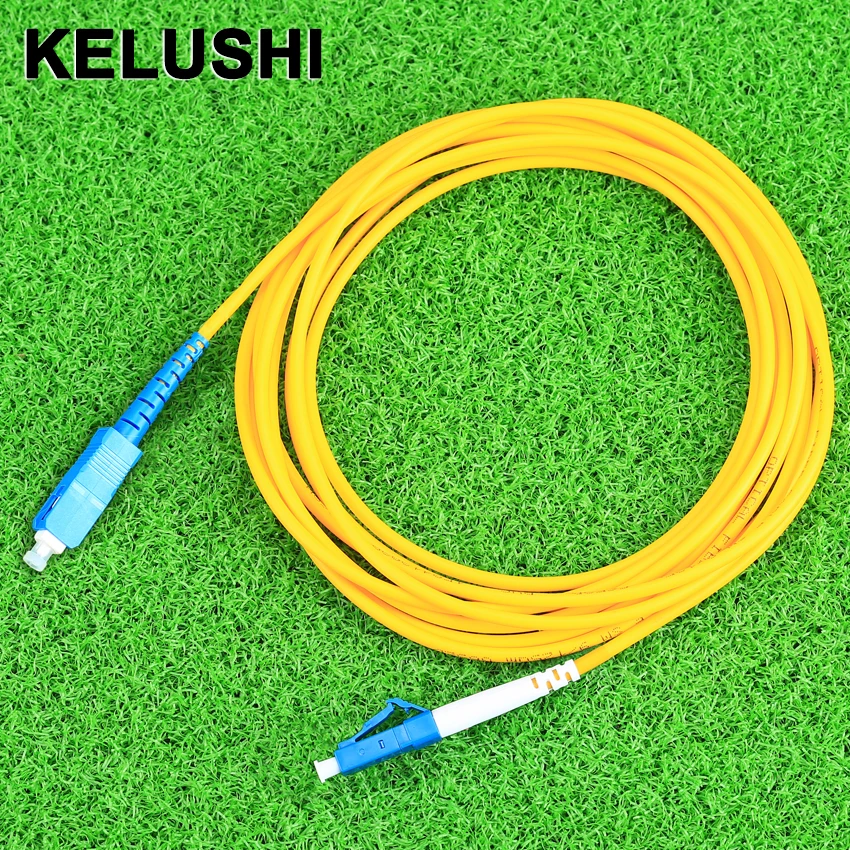KELUSHI SM Simplex 3 м SC LC волоконно оптический соединительный кабель SC/UPC LC/UPC Волоконно