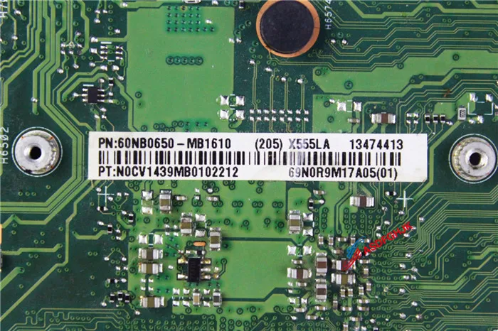 Оригинальная материнская плата X555LA для ASUS A555L K555L X555L X554L X555LD, материнская плата с процессором i5-4210U, полностью протестирована