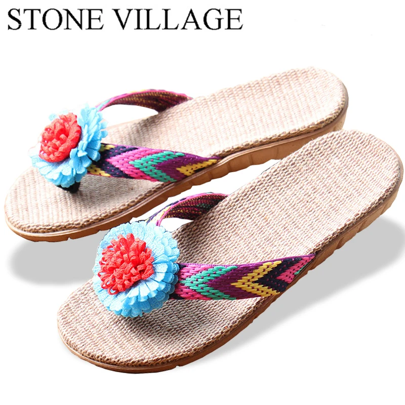 Женские и мужские Нескользящие шлепанцы Размеры 35 45|flax slippers|slippers indoormen slippers |