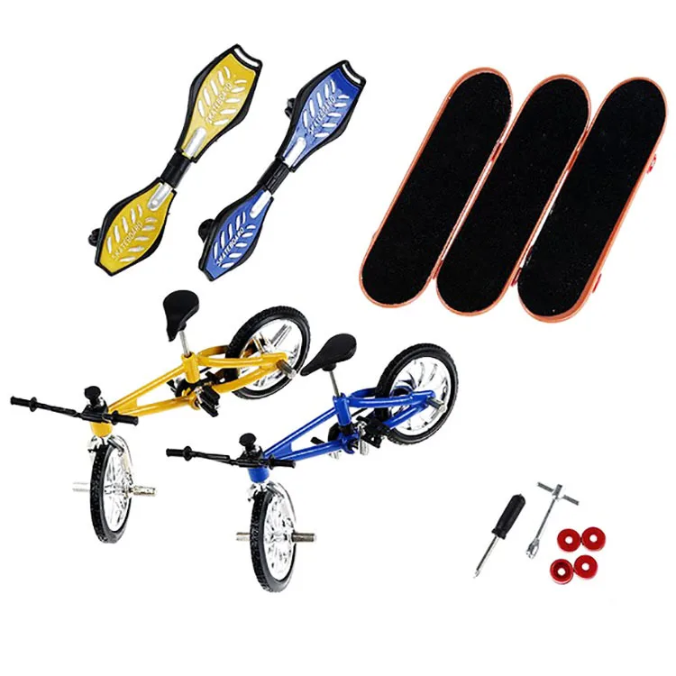 Новинка 7 шт. мини фингерборд скейтборд и bmx велосипед игрушка для детей Детские