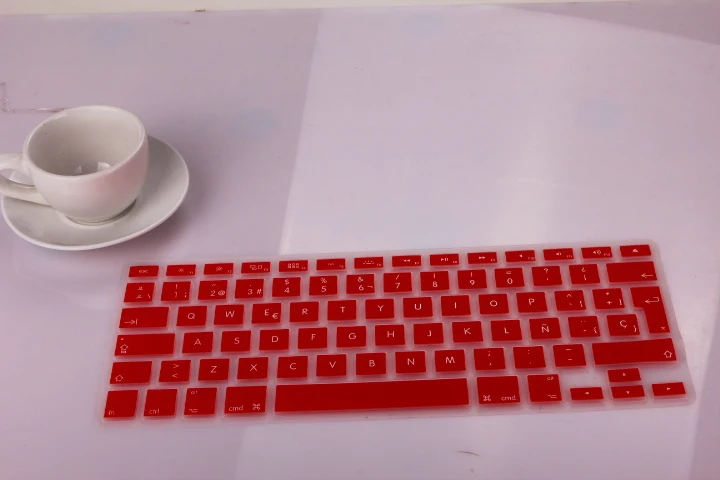 2014 новая европейская испанские буквы силиконовая защитная клавиатура Защитная